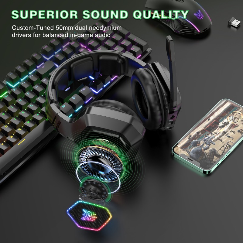 ONIKUMA B100 Wireless Gaming H - огляд і ціна Gaming Console Apple