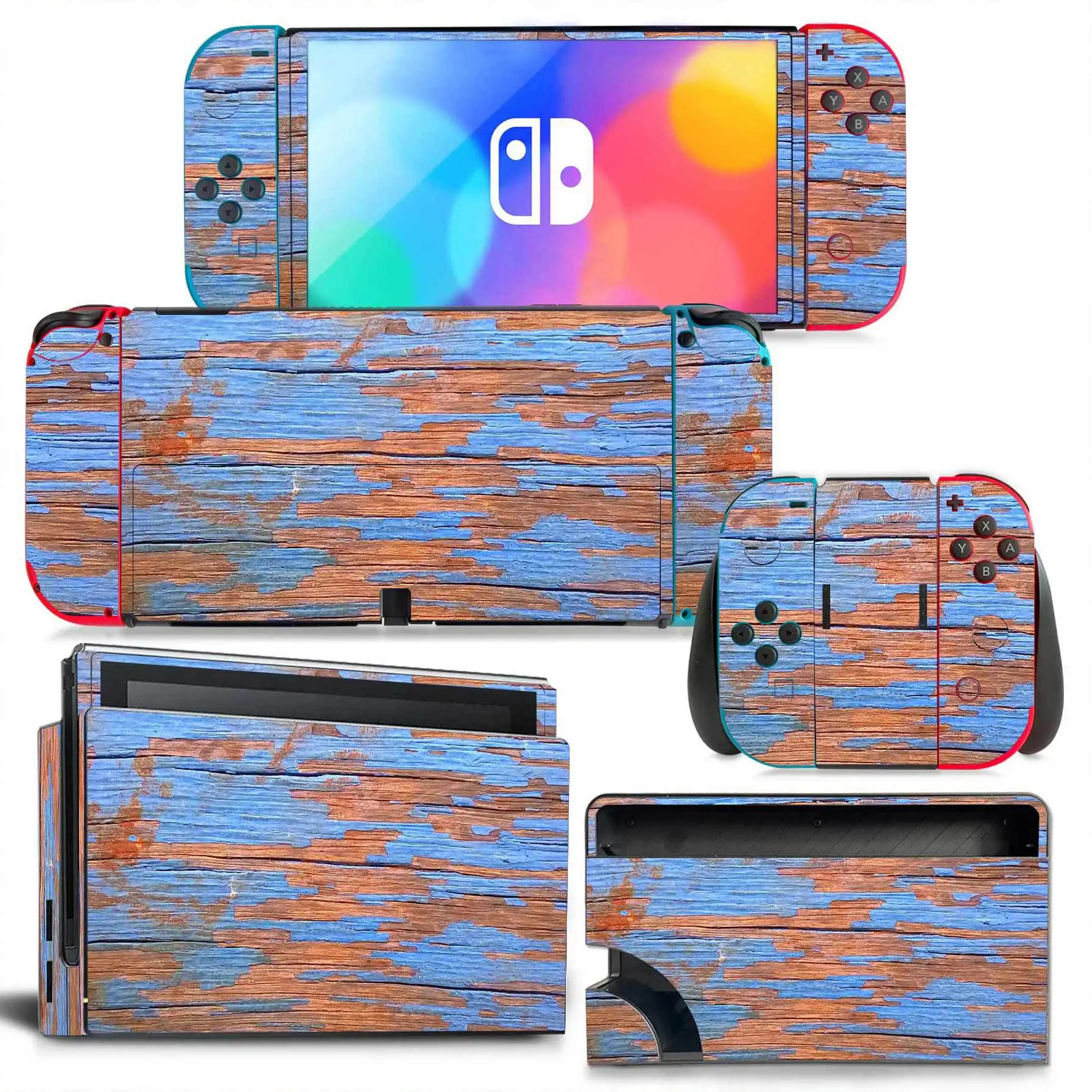 For Nintendo Switch OLED Wood  - огляд і ціна Console Skin Wrap