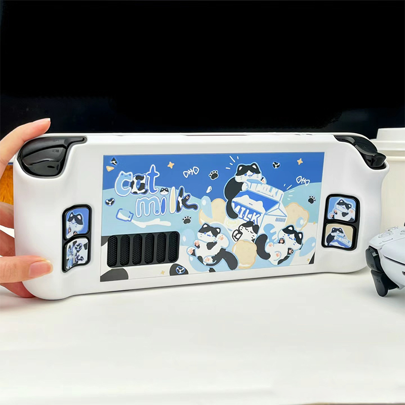 Cartoon Milk Cat Protective Ca - огляд і ціна Gaming Console Steam Deck