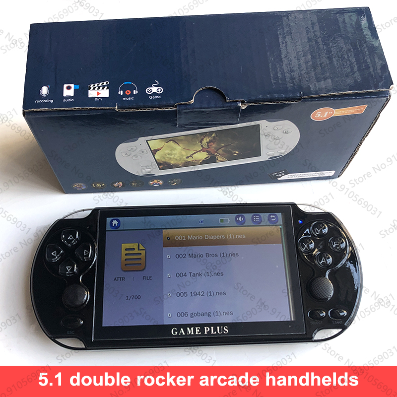 5.1 inch 8GB X9 handheld game  - огляд і ціна Gaming Console X6