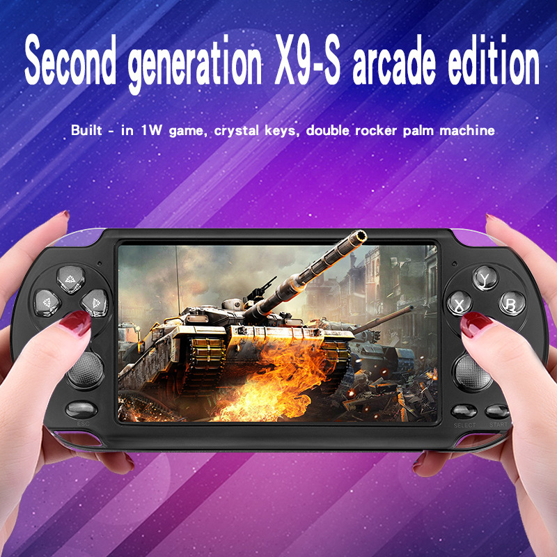 5.1 inch 8GB X9 handheld game  - огляд і ціна Gaming Console X6