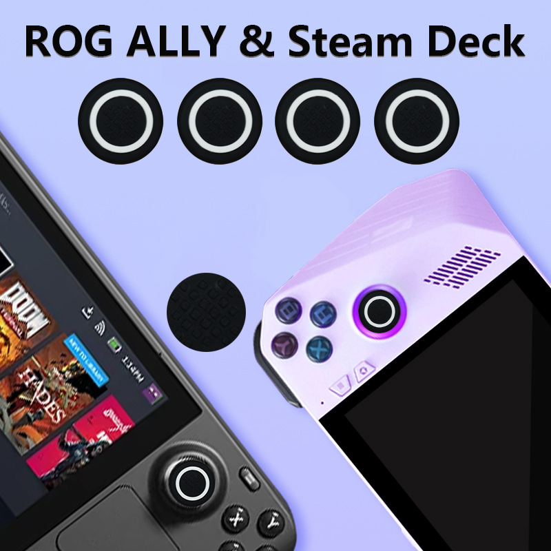 4pcs Silicone Joystick Thumb G - огляд і ціна Gaming Console Steam Deck