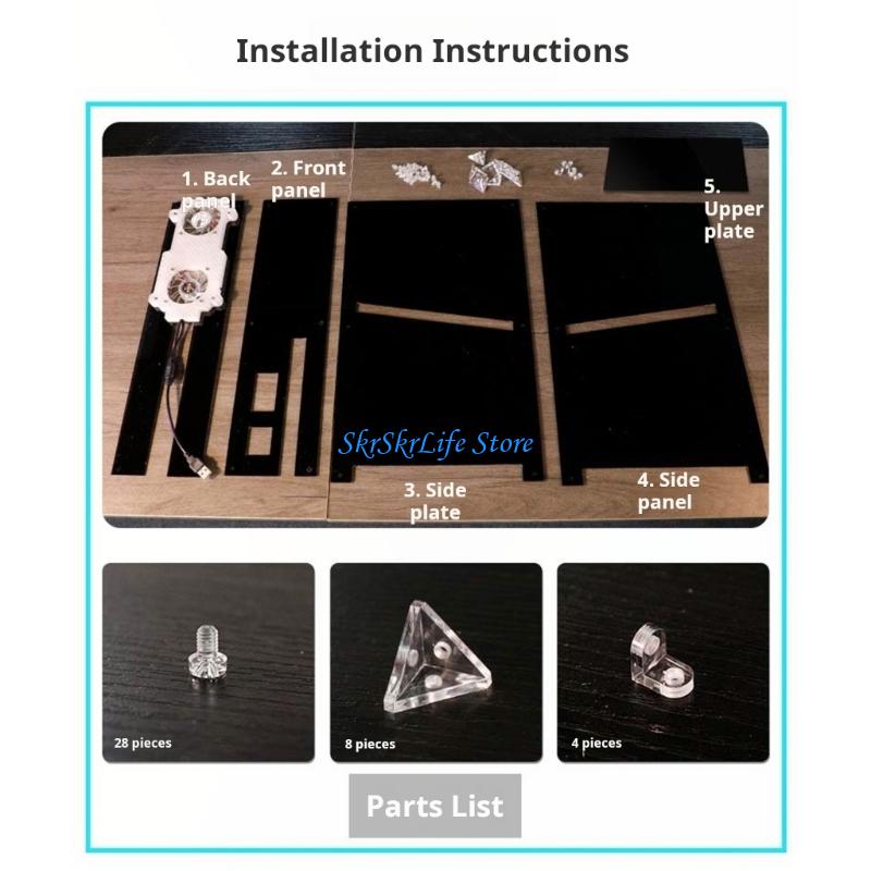 E65E Gaming Console Case Acryl - огляд і ціна Gaming Console Display Case