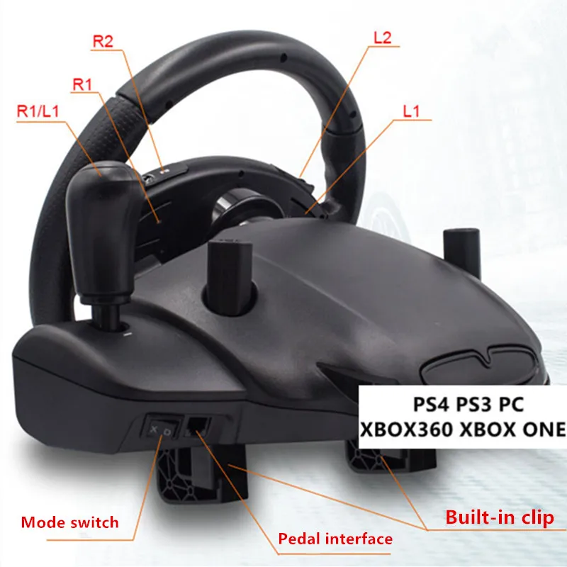 PS 4 3 PC Racing Game Steering - огляд і ціна Gaming Console Car